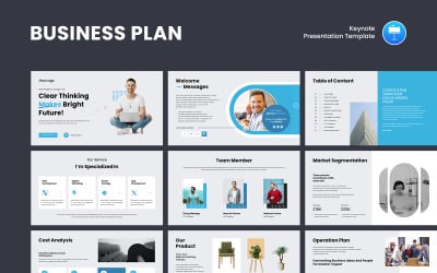 New Business Plan Keynote Presentation Template