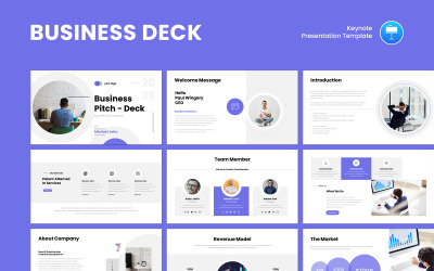 Seed Funding Business Deck Keynote Presentation Template
