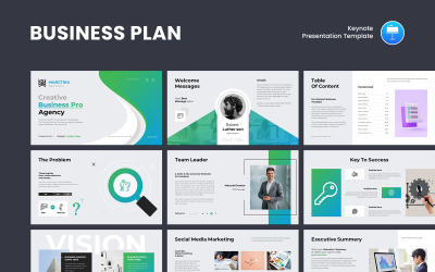 Strategic Business Plan Keynote Presentation Template