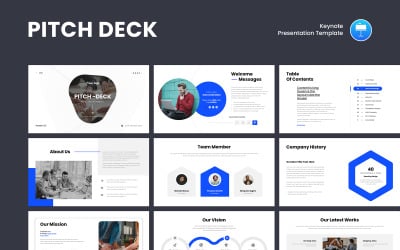 Strategic Pitch Deck Keynote Presentation Template