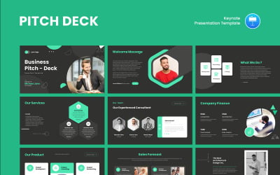 VC-Ready Pitch Deck Keynote Presentation Template