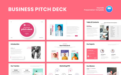Venture Capital Pitch-Deck Keynote Presentation Template