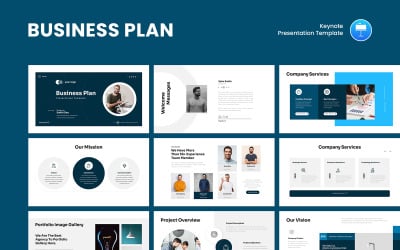 Business Plan Keynote Presentation Template 2026.