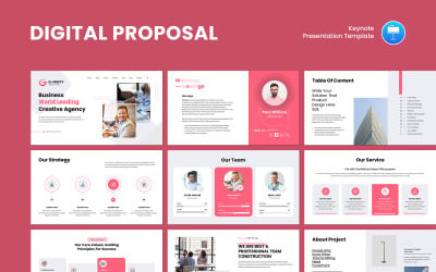 Digital Proposal Keynote Presentation Template