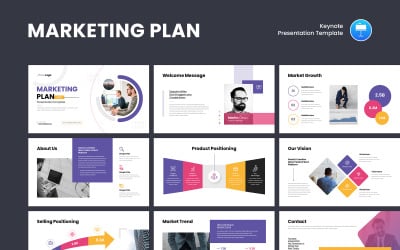 Marketing Plan Keynote Presentation Template 2026