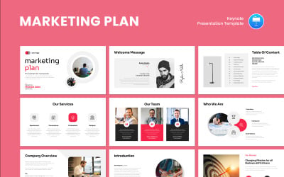 New Marketing Plan Keynote Presentation Template