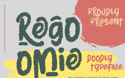Regoomie – Doodly Handwritten Display Font
