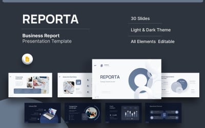 Reporta - Plantilla de Google Slides para informes empresariales