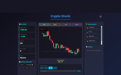 CryptoOracle | Cryptocurrency | Trading Prediction Game | Finance