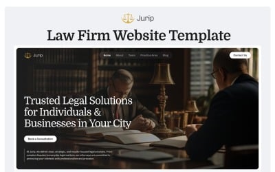 Jurip - Plantilla NextJs para sitios web de bufetes de abogados