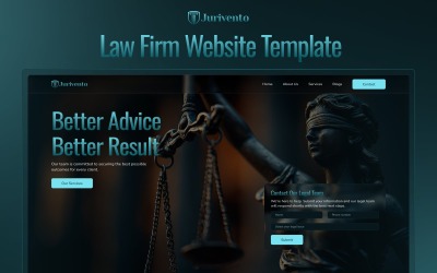 Jurivento : Modèle Next.js pour site web de cabinet d&amp;#39;avocats