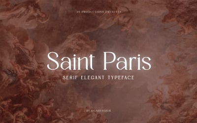 Saint Paris - Elegant Serif Typeface