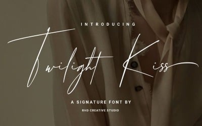 Twilight Kiss - Un font di Sgnature
