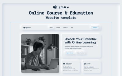 UpTution: Kurs online i edukacja Szablon Next.js