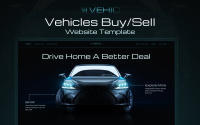 Vehic: Premium bilmarknadsplats Next.js-mall