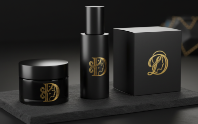 Luxury Letter D Spa Beauty Logo – Elegant Feminine Monogram Collection