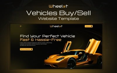 Wheelot -  Vehicles Buy/Sell Website Template