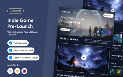 Battle Mon - Indie Game Pre-Launch Landing Page