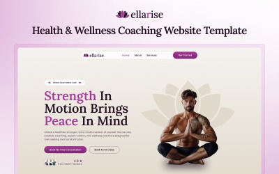 Wellarise - Coaching de Saúde e Bem-Estar - Modelo Next.js