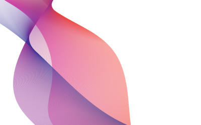 Abstract Colorful Gradient Ribbon Background With Flowing Wave Lines For Modern Design And Branding
