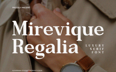 Mirevique Regalia - Carattere Serif