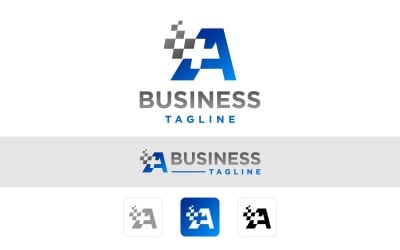 A Pixel – Modern Digital Business Logo Template