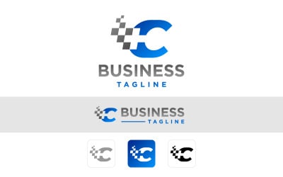C Pixel – Modern Digital Business Logo Template