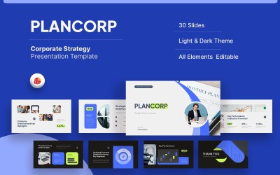 Plancorp - Kurumsal Strateji PowerPoint Şablonu