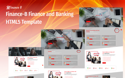 Finance-B Finance and Banking HTML5 Template