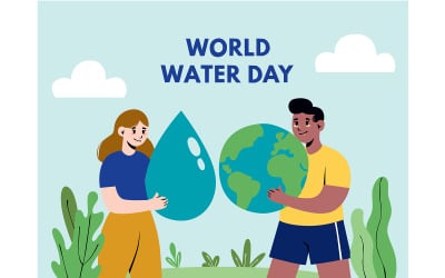 Graphic Illustration to Celebrate World Water Day
