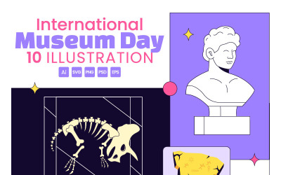 10 International Museum Day Illustration