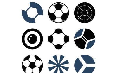 Modern Abstract Sports Vector Illustration in Black, White and Blue