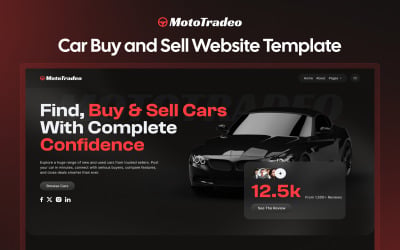 MotoTradep: modello Next.js per acquisto e vendita di auto