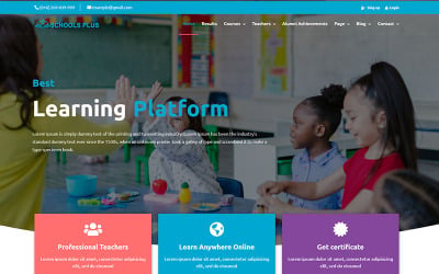 SchoolPlus – Modelo HTML para Educação, Escolas e Cursos Online