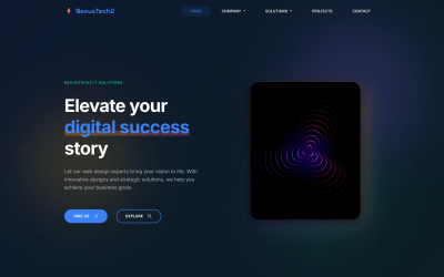 NexusTech2 – Enterprise IT Solutions &amp;amp; Cloud SaaS Landing Page Template