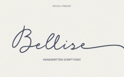 Bellise - Handwritten Script Font
