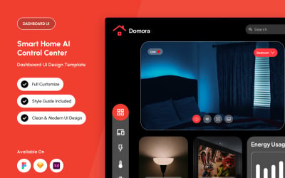 Domora — AI Smart Home Control Interface
