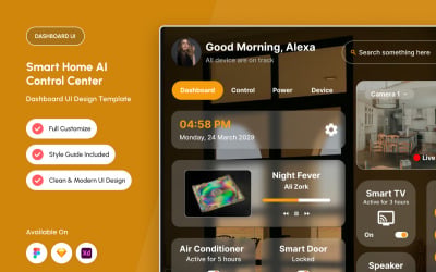 HomeNest — Unified Smart Home Command UI