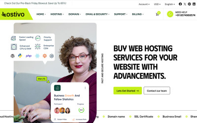 Hostivo v2 WHMCS och HTML-mall