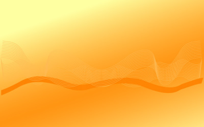 Abstract Orange Wave Background With Smooth Curved Lines and Modern Gradient Design