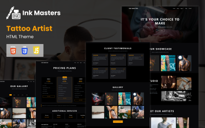 Inkmaster - Tema HTML para Tatuadores