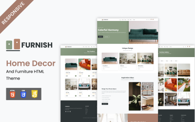 Mehrzweck-HTML-Theme für Heimdekoration und Möbel