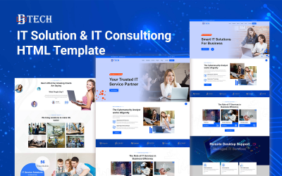 Modèle HTML5 B-Tech - Solutions et conseils informatiques