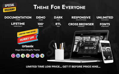 Urbanix – Tema Shopify per abbigliamento streetwear