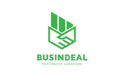 Business Deal Logo Design Template