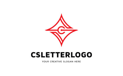 C S Letter Logo Design Template