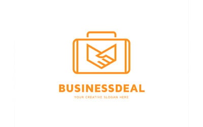 Creative Business Deal Logo Design Template