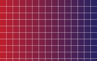 Abstract Red To Blue Gradient Grid Pattern Background With White Square Lines