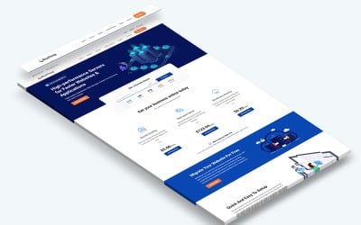 Blue Cheap Host – ResellerClub SuperSite Theme