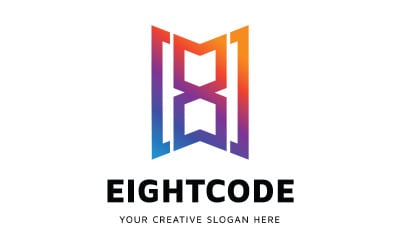 Eight Code Logo Design Template